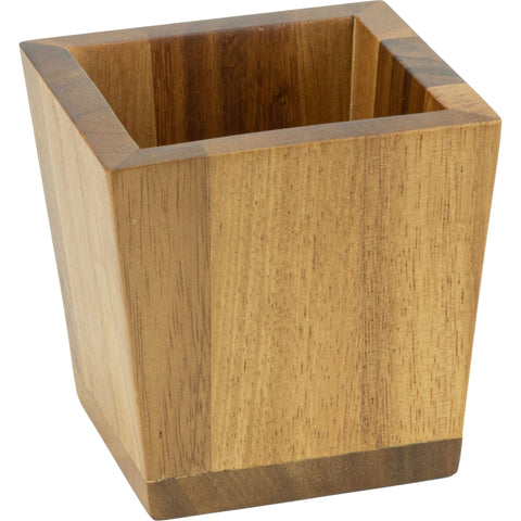 Acacia square buffet stand 11x10.5cm