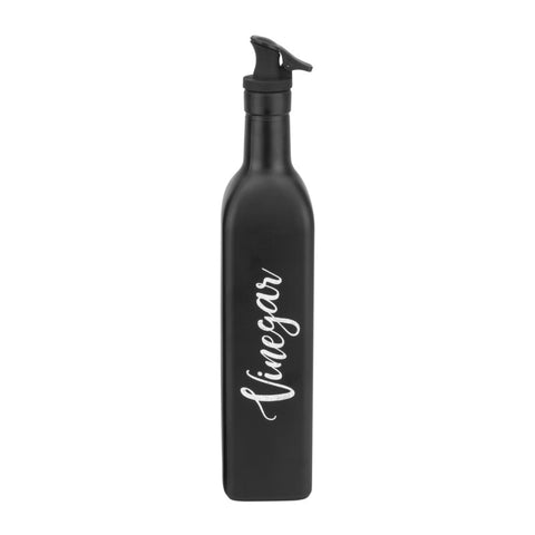 Vinegar bottle with pourer "Voca" black 500ml