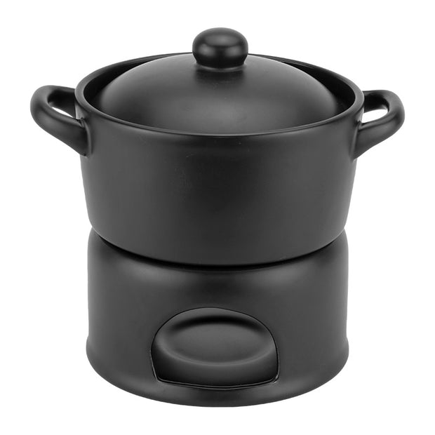 HORECANO Meteor black fondue pot with stand 460ml