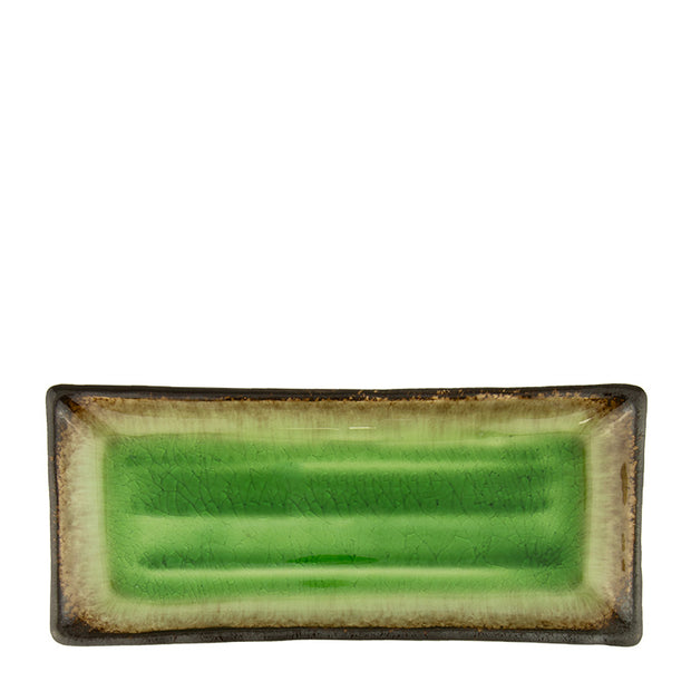 HORECANO Gio Emerald rectangular plate 29x12.5cm