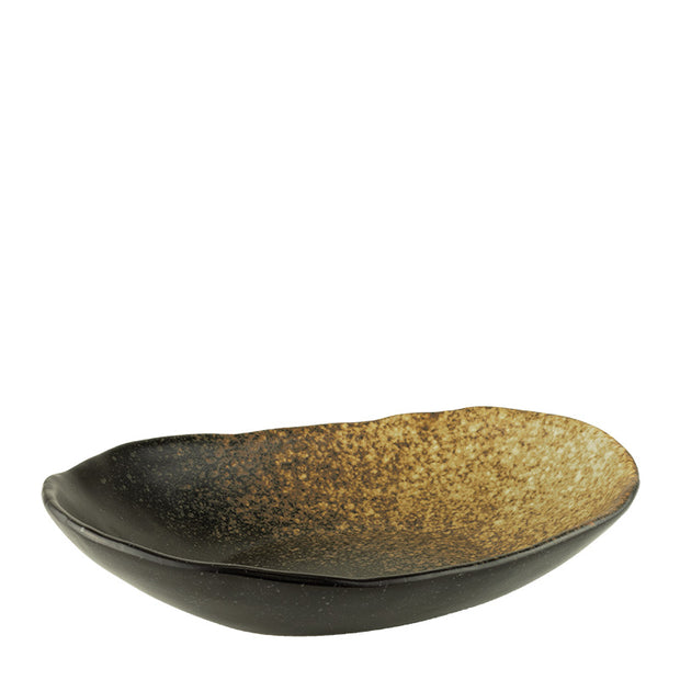 HORECANO Ember ceramic oval bowl 25x5.5cm