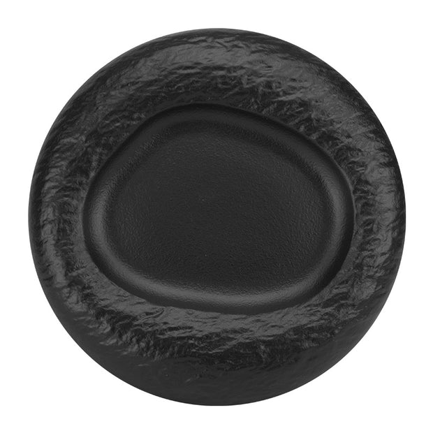 HORECANO Meteor black presentation plate "Nest" 27x3.3cm