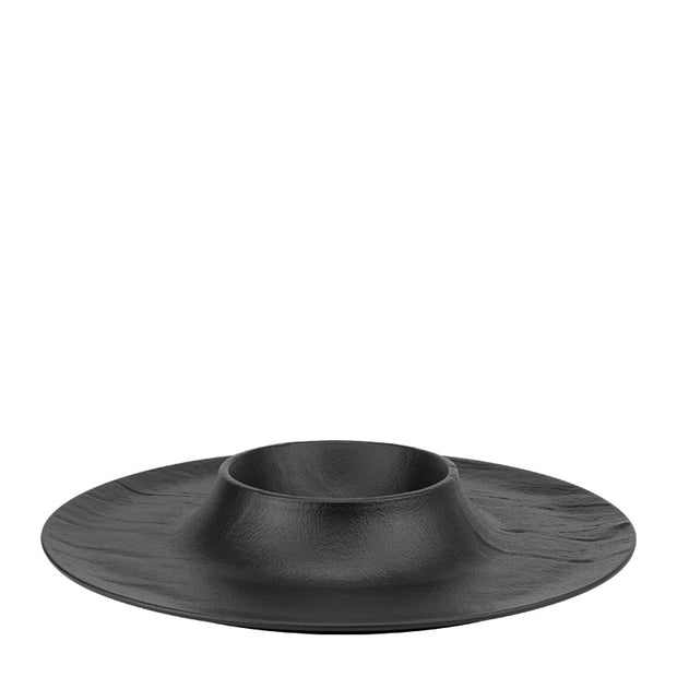 HORECANO Meteor black round presentation platter