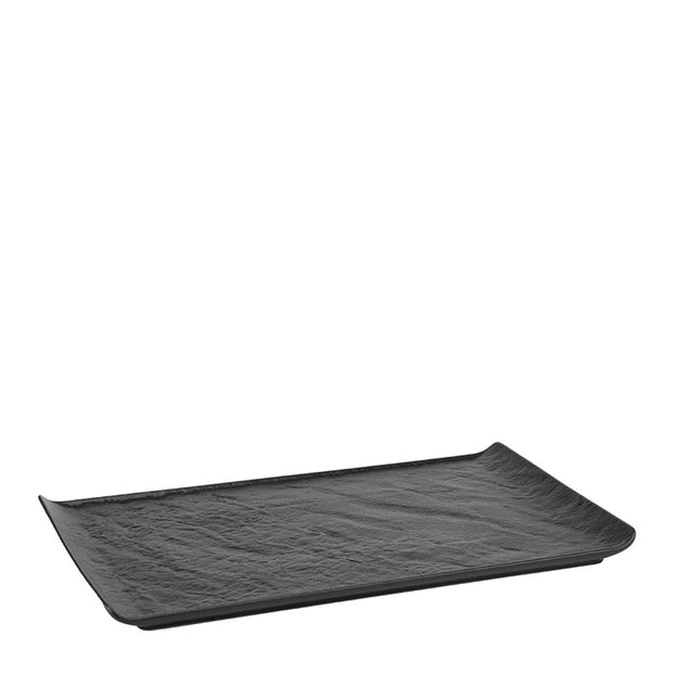 HORECANO Meteor black rectangular platter 33.5x20.5cm
