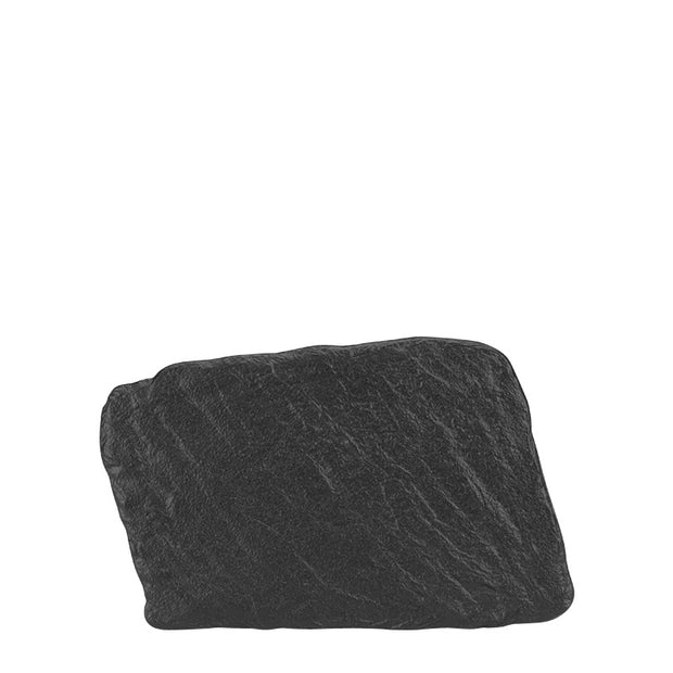 HORECANO Meteor black presentation platter "Stone" 22x14.5cm