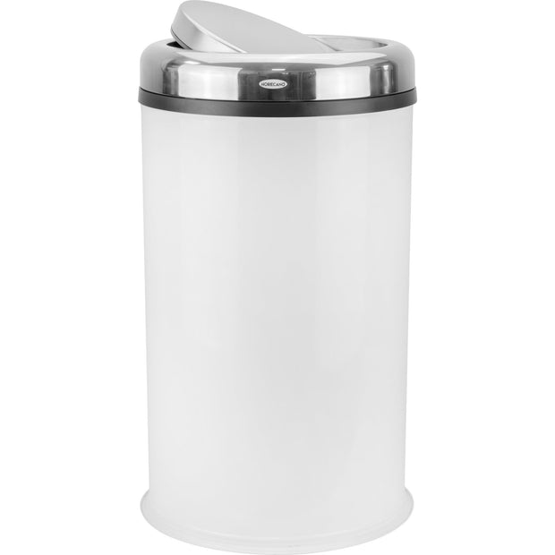 HORECANO dust bin with swing lid "White" 45 litres