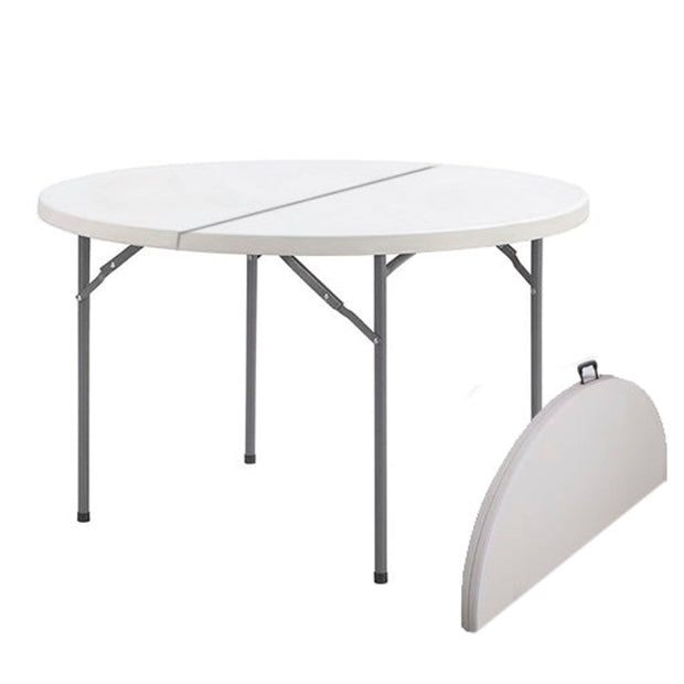 Round folding catering table 180x74cm