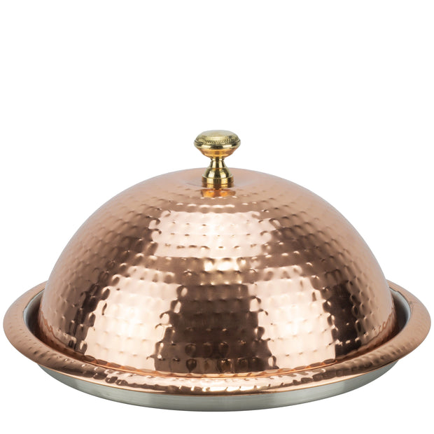 Horecano Charm Round Serving dish "Tanjin" with brass handle 40cm