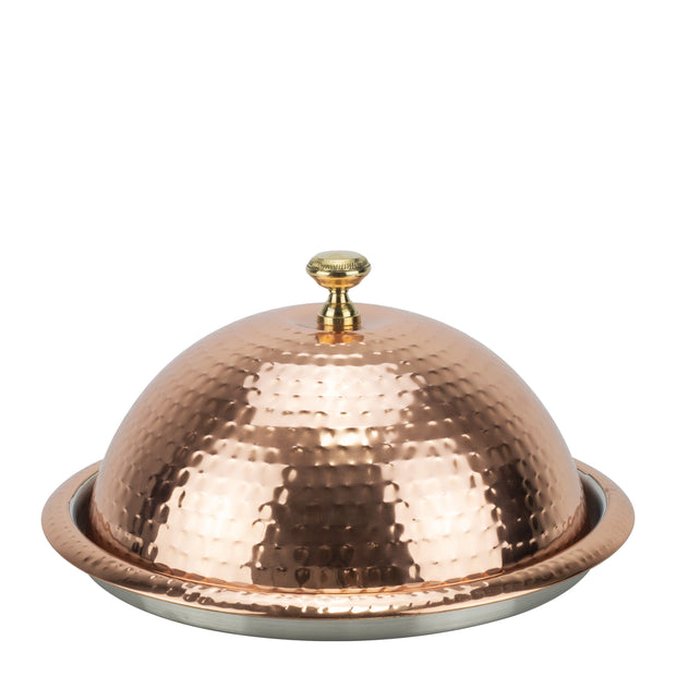 Horecano Charm Round Serving dish "Tanjin" with brass handle 35cm
