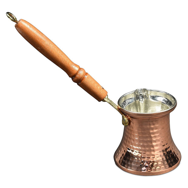 Horecano Charm Turkish Coffee Pot with Wooden Handle 150ml