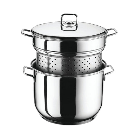 Spaghetti pot with strainer 22cm