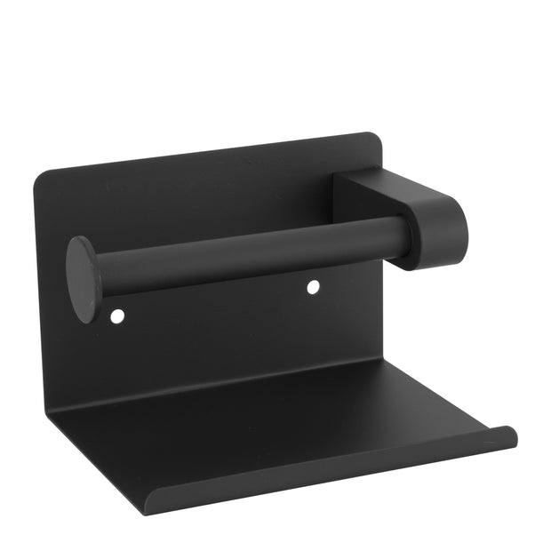 Toilet roll holder "Black" 10x14cm