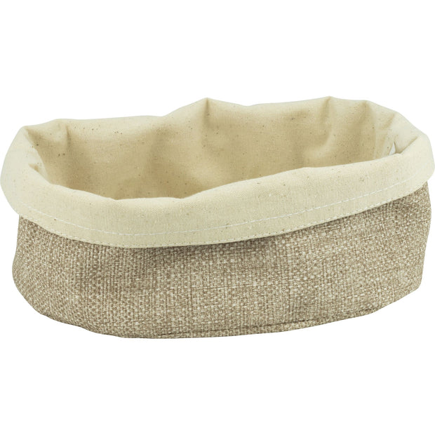 Textile bread basket "Beige" 25x18cm