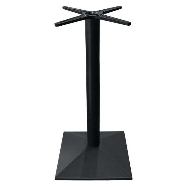 metal stand for square/round table black 40x110cm