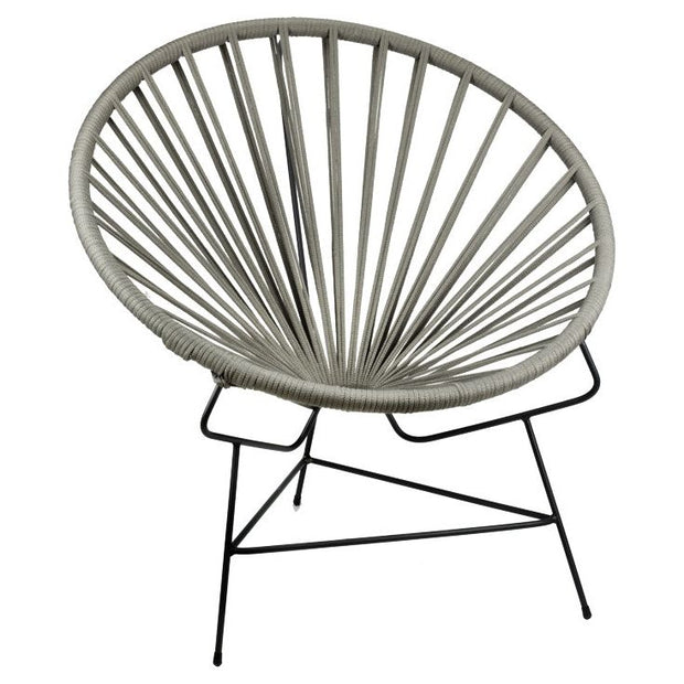Outdoor chair "Paia" grey 80x85cm