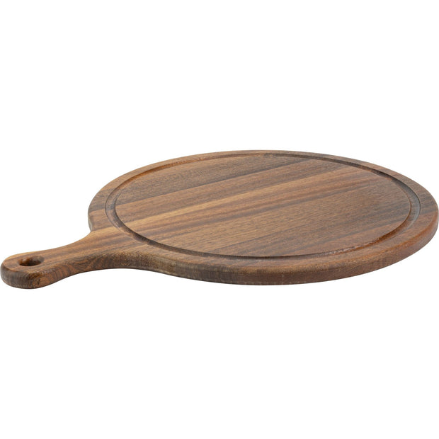 Wooden pizza paddle board with juice groove 40cm