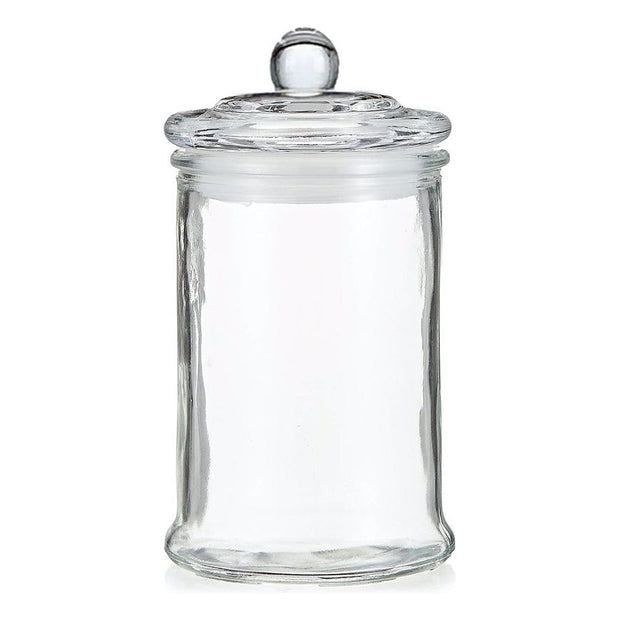 Glass jar with silicone sealed lid 350ml