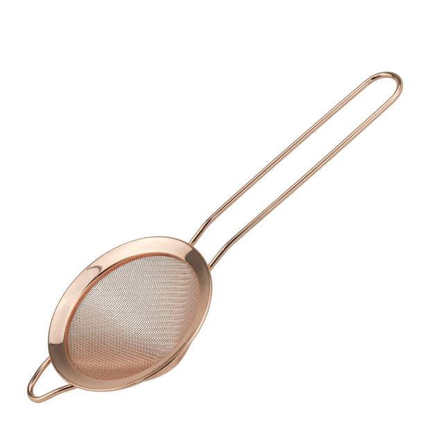 Conical fine mesh bar strainer "Copper" 9x24cm