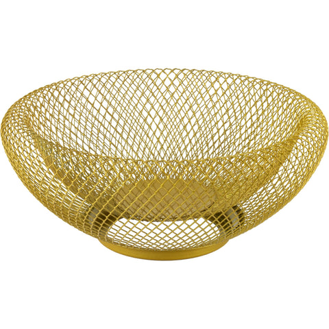 Horecano Wicked round fruit bowl "Gold" 25x13cm