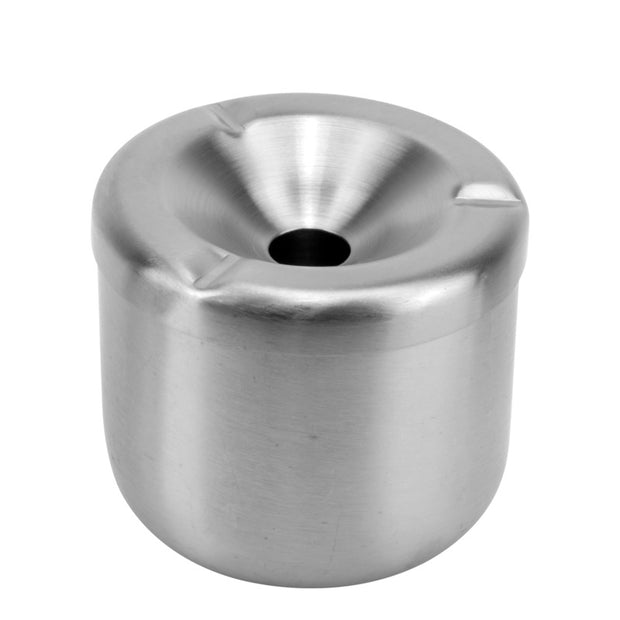 Round windproof ashtray "Chrome" 9cm