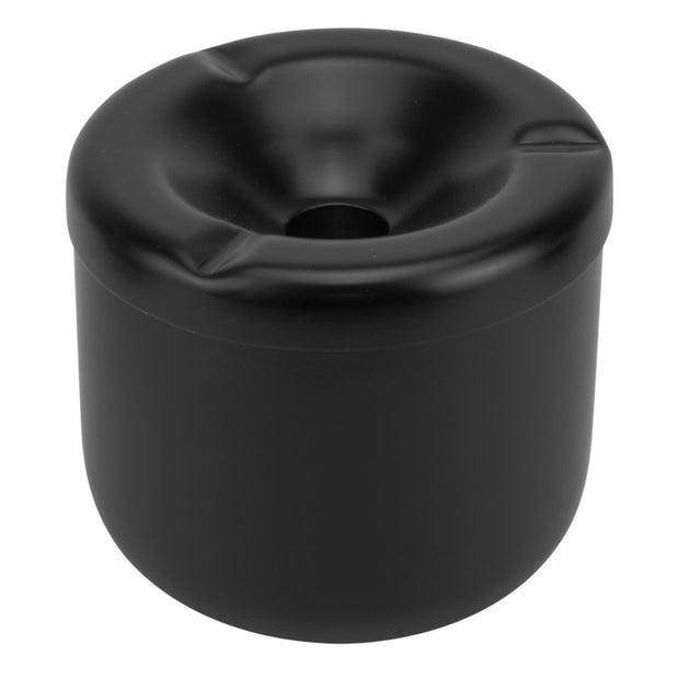 Round windproof ashtray "Black" 10cm