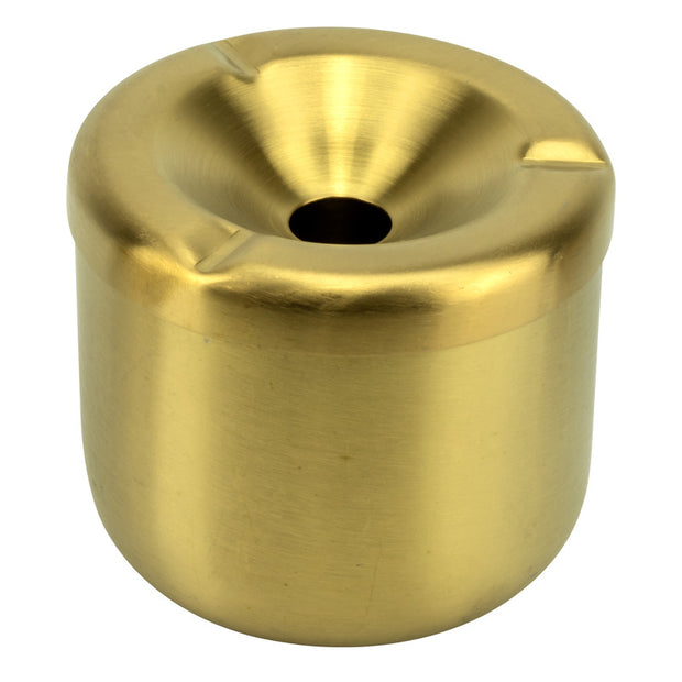 Round windproof ashtray "Gold" 10cm