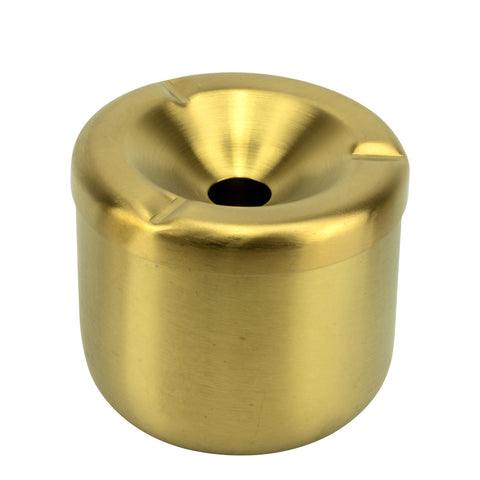 Round windproof ashtray "Gold" 9cm