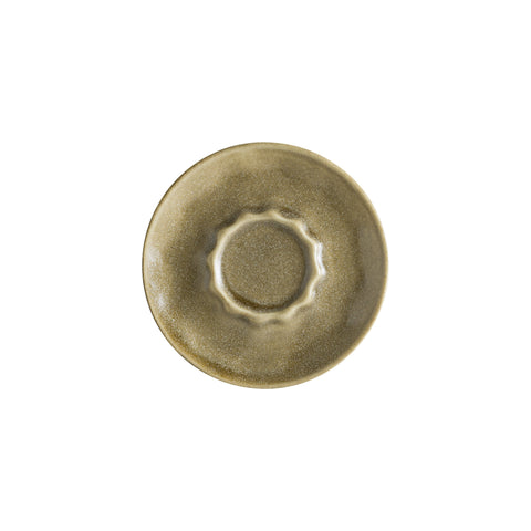 Terra Raw espresso cup saucer 12cm