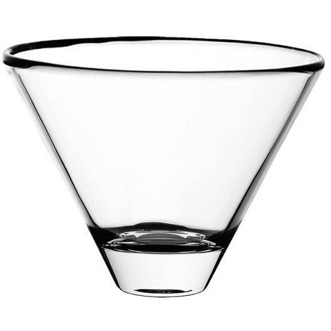 Round glass dessert bowl 330ml