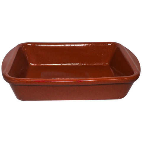 Rectangular tray with handles 18x14cm