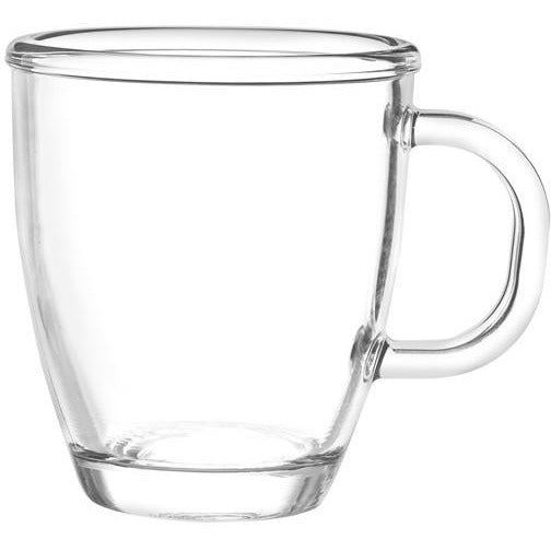 Glass mug for hot drinks 362ml