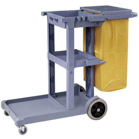 Janitors cart for cleaning equipment "Grey" 121x99cm