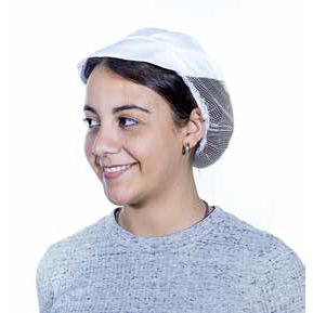 Kitchen cap with visor and net