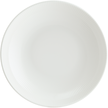 Iris White Gourmet Flat Plate 17cm