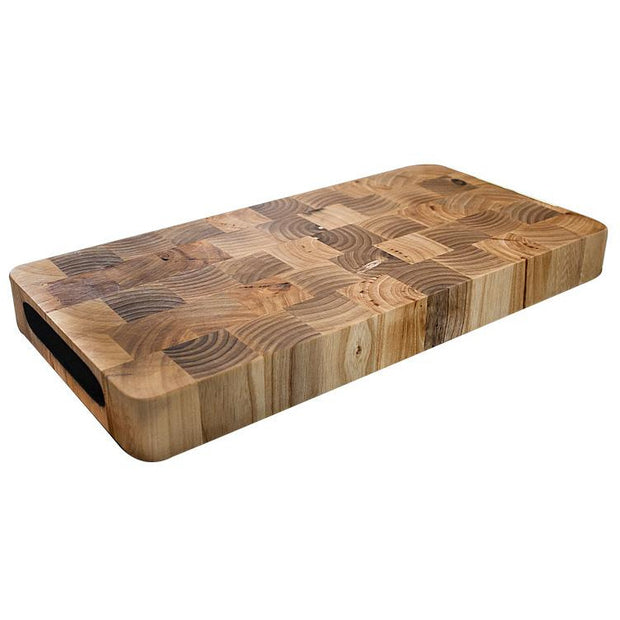 Wood board with recessed handles 40cm