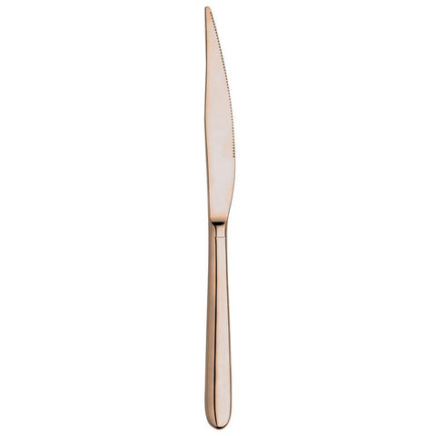 Table knife stainless steel 18/10 Pink gold 3.5mm