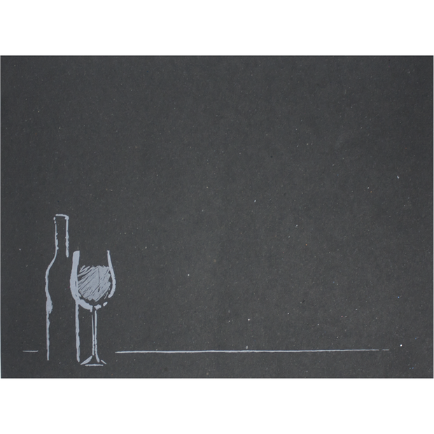 Paper placemat "Wine black" 250pcs 40cm