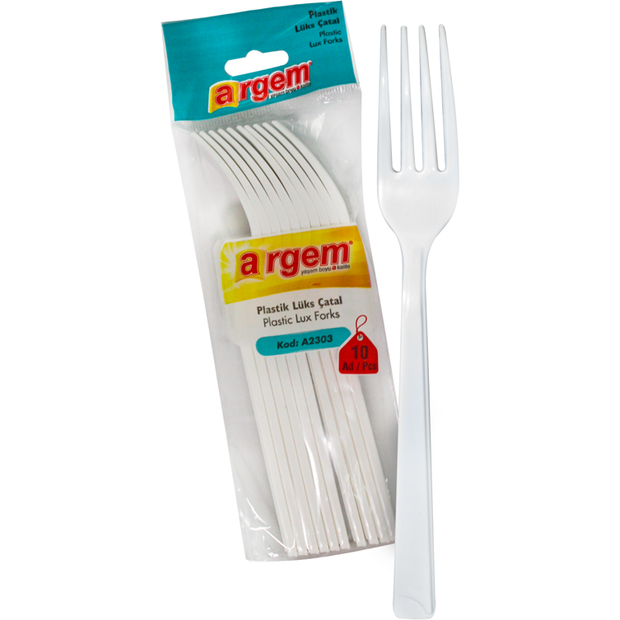 Packet of plastic forks