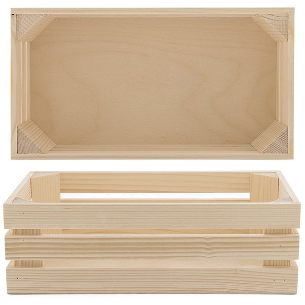 Wooden crate for gastronorm container GN1/3