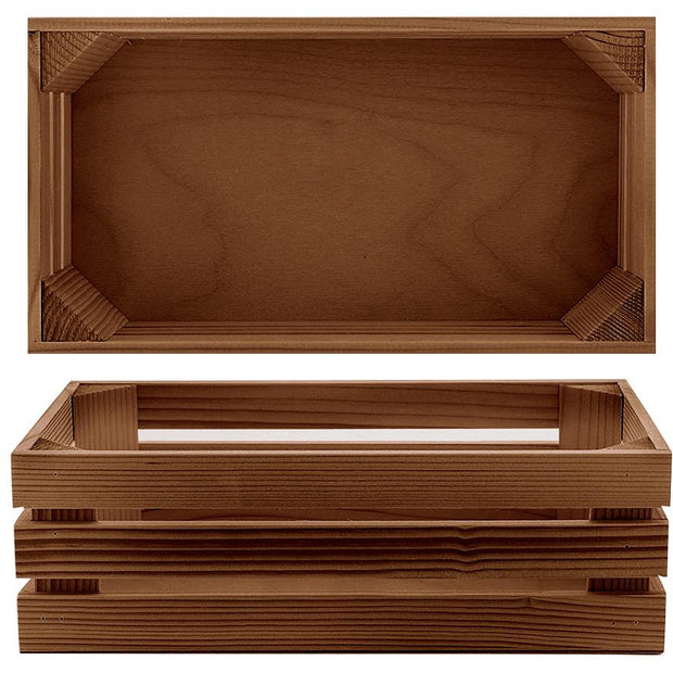 Wooden crate for gastronorm container GN1/3