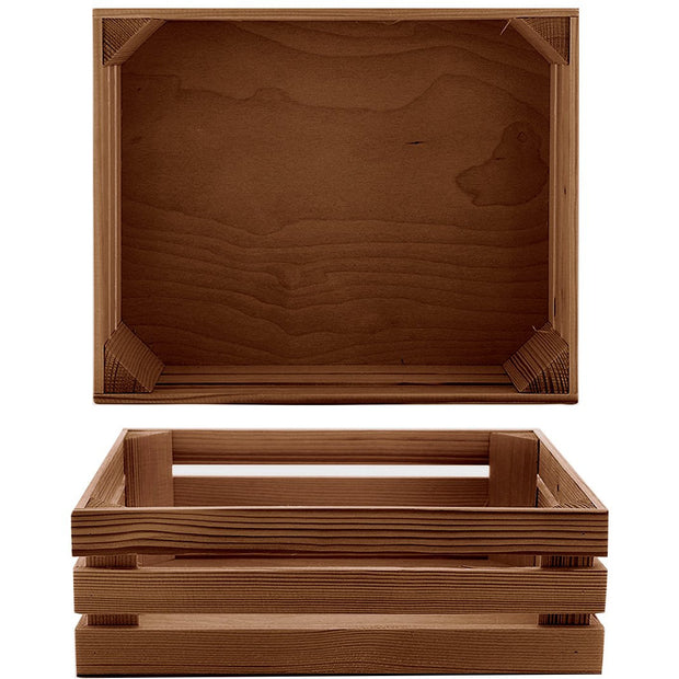 Wooden crate for gastronorm container "Wenge" GN1/2