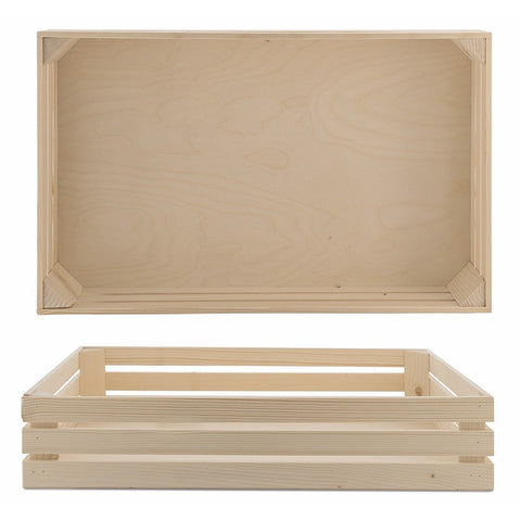 Wooden crate for gastronorm container "Natural" GN1/1