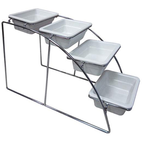 GN 1/6 container stand with four levels 52.5cm