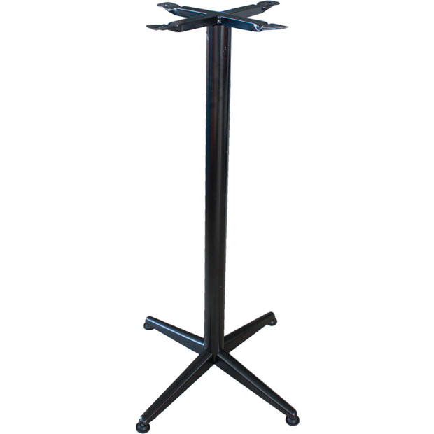 Aluminium stand for bar table Black
