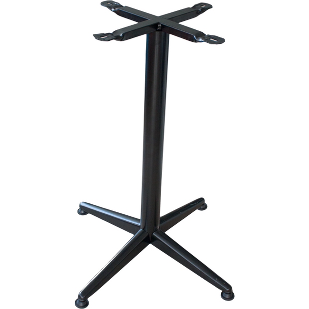 Aluminium stand for square/round table top classic black