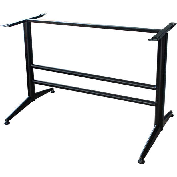 Aluminium stand for rectangular table black
