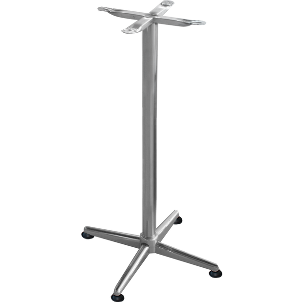 Aluminium stand for bar table chrome