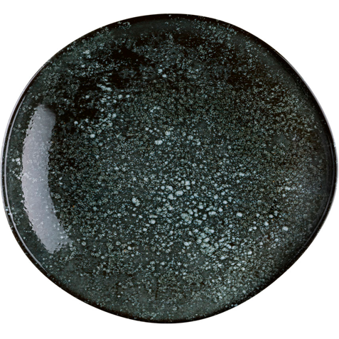 Cosmos Black Vago Deep Plate 26cm 790ml