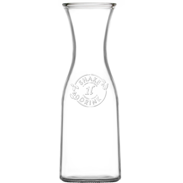 Glass carafe with cap 595ml