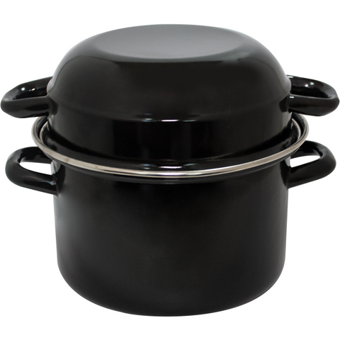 Mussel pot with cover 3 litres / 1.5 litres